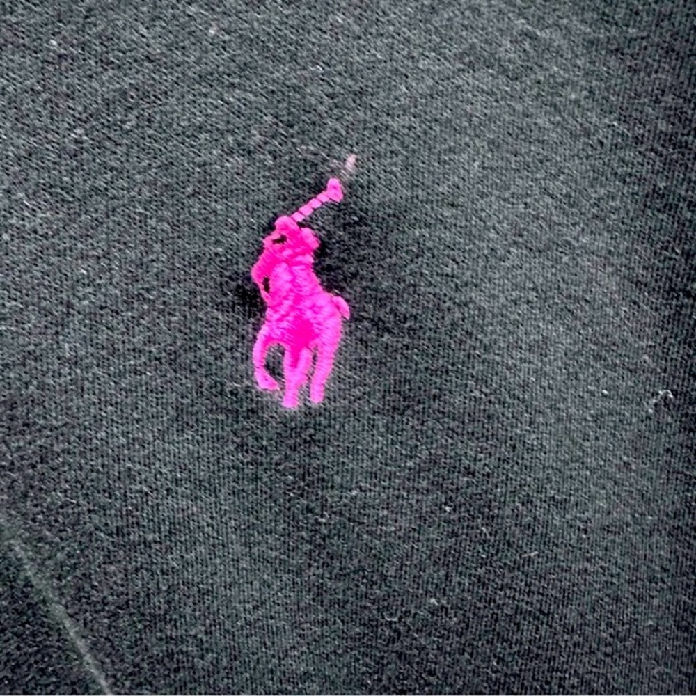 Polo Ralph Lauren Black The Skinny Polo Shirt Size L EUC - Picture 2 of 8